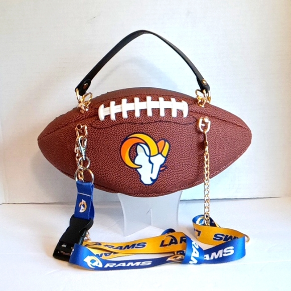 LIMITED EDITION HANDMADE Football Purse (LA RAMS) 🏈 - Picture 2 of 14